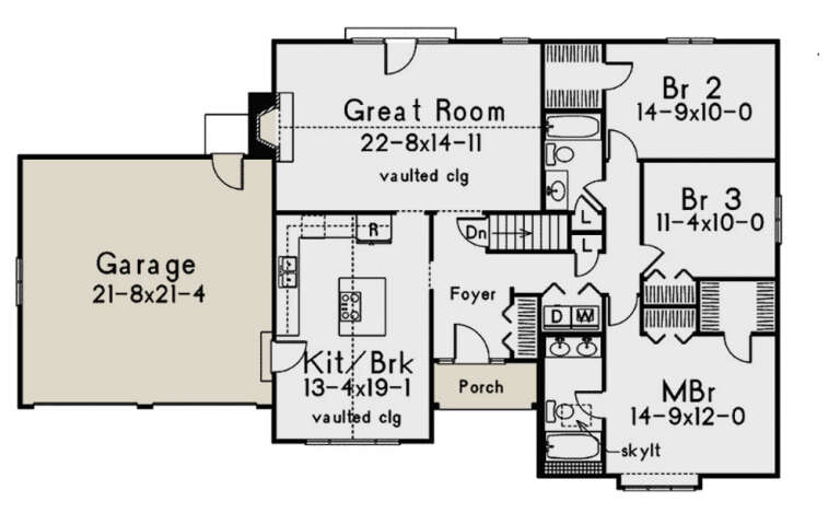House Plan House Plan #29837 Drawing 1