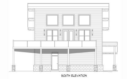 Modern House Plan #940-00891 Elevation Photo