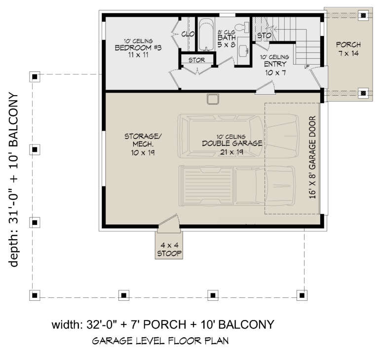 House Plan House Plan #29839 Drawing 1