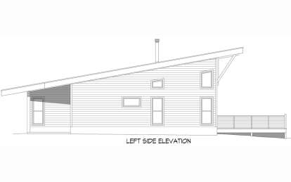 Modern House Plan #940-00893 Elevation Photo
