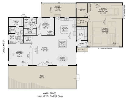 Main Floor for House Plan #940-00893