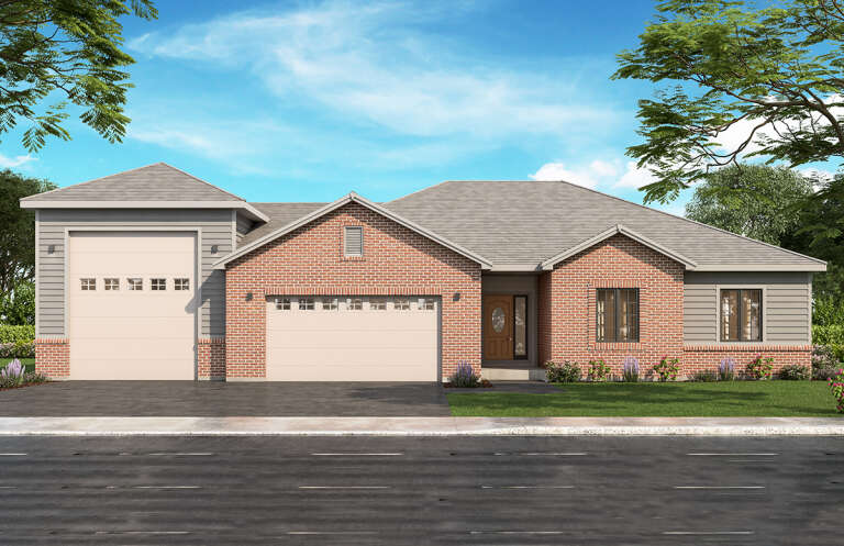 House Plan House Plan #29842 Front Elevation
