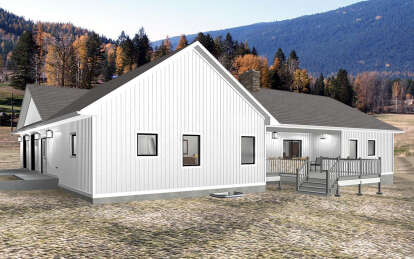 Modern Farmhouse House Plan #8387-00003 Elevation Photo
