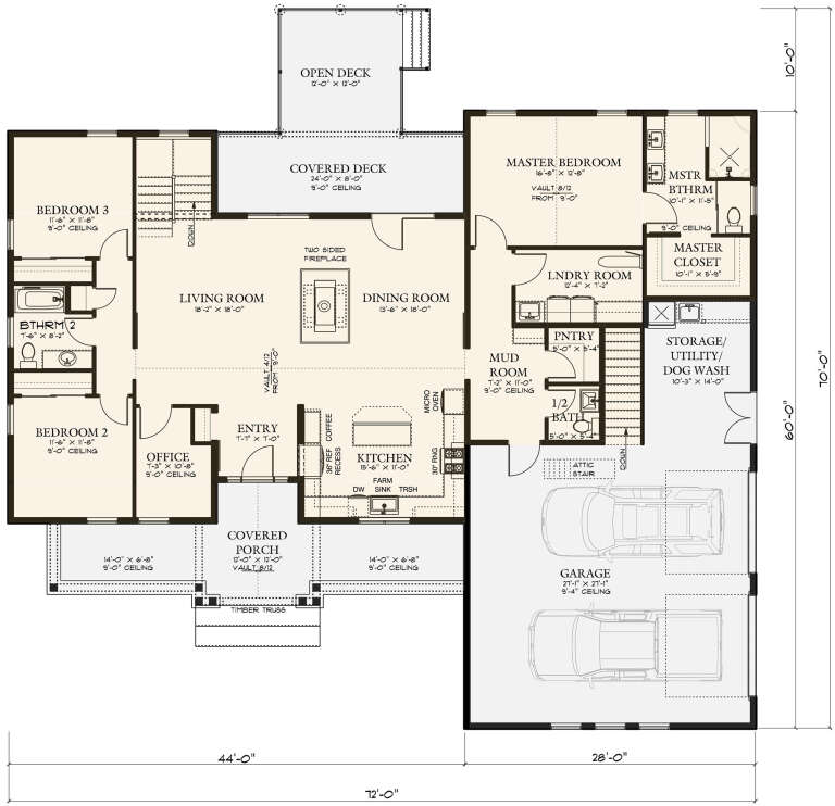 House Plan House Plan #29843 Drawing 1