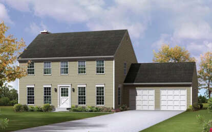 House Plan House Plan #29844 Angled Front Elevation