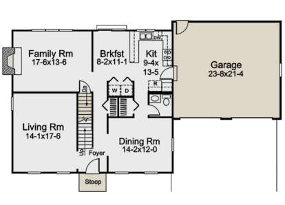 Main Floor  for House Plan #5633-00434