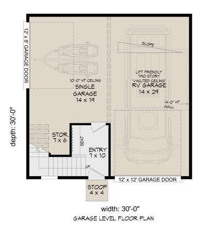 House Plan House Plan #29847 Drawing 1