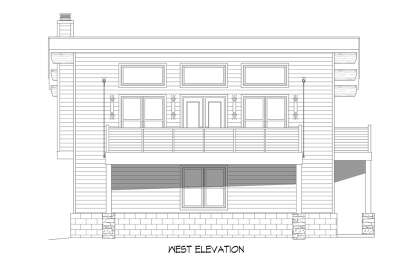 Modern House Plan #940-00897 Elevation Photo