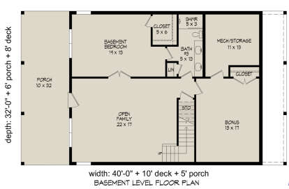House Plan House Plan #29849 Drawing 3