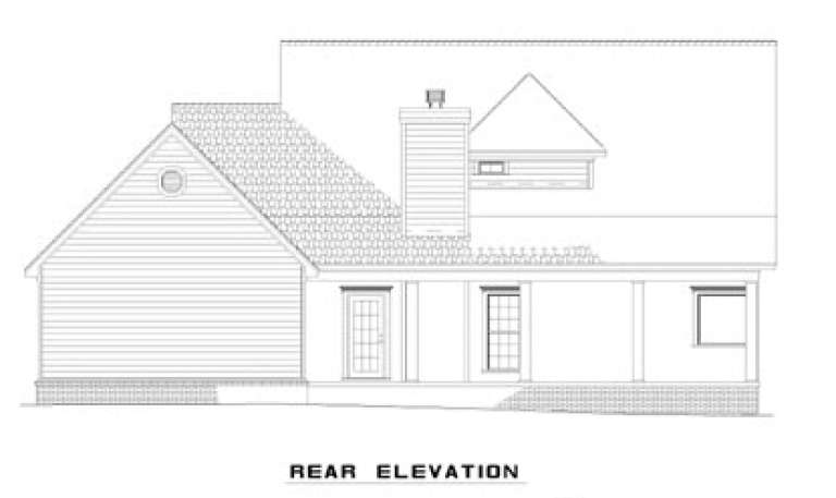 Cape Cod House Plan #110-00074 Elevation Photo