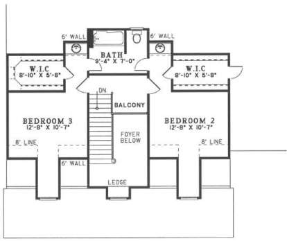 Floorplan 2 for House Plan #110-00074