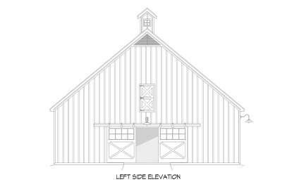 Barn House Plan #940-00899 Elevation Photo