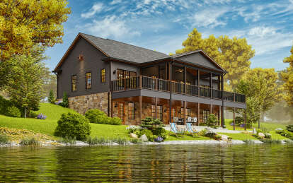 Craftsman House Plan #699-00381 Elevation Photo