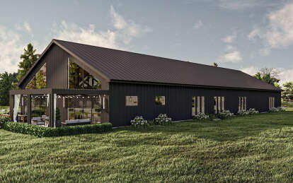 Barn House Plan #963-00842 Elevation Photo