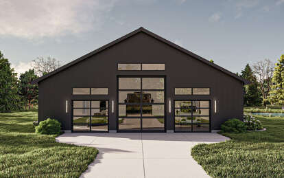 Barn Plan - 3,528 Square Feet, 3 Bedrooms, 4 Bathrooms