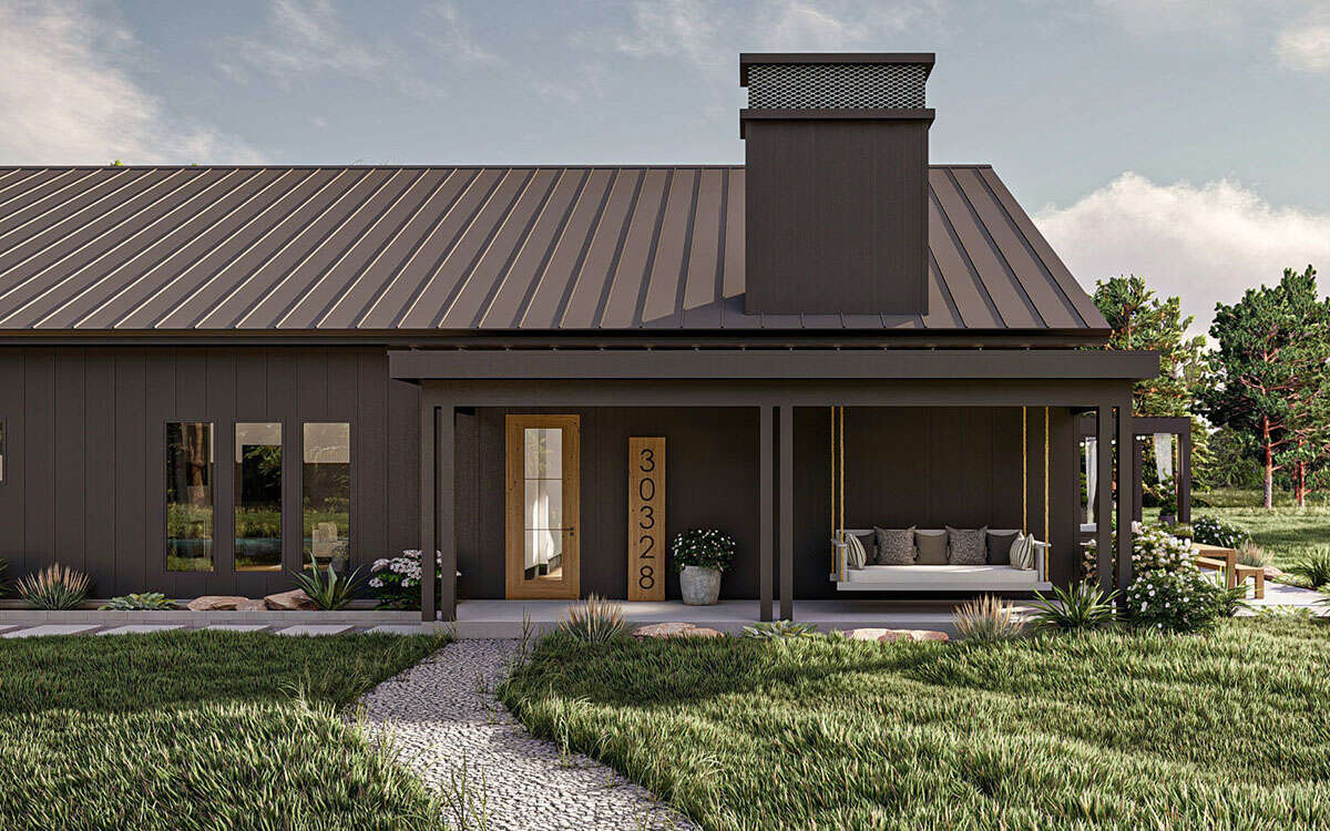 Barn Plan: 3,528 Square Feet, 3 Bedrooms, 4 Bathrooms - 963