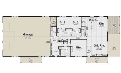 House Plan House Plan #29855 Drawing 1