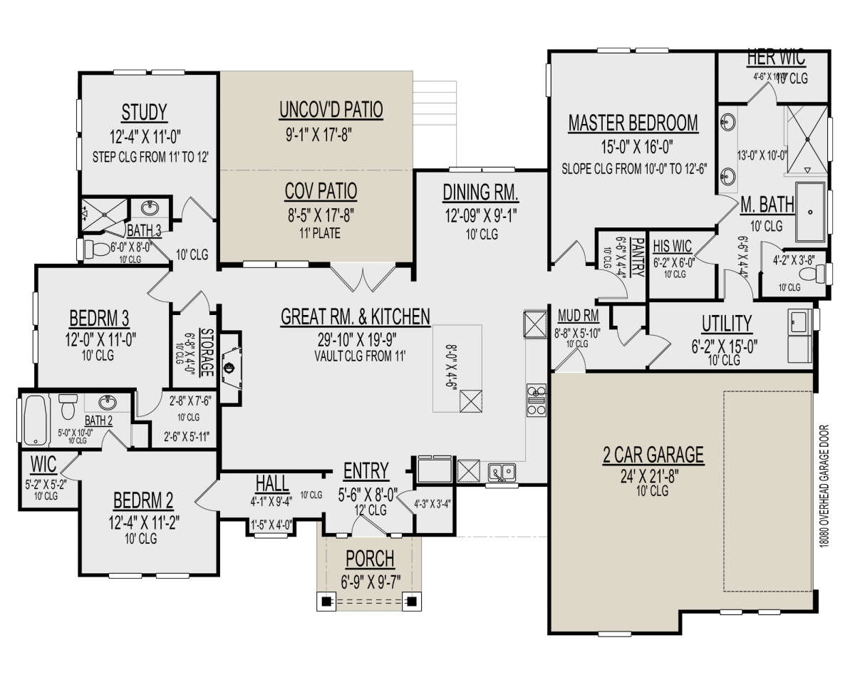 Main Floor  for House Plan #9300-00001