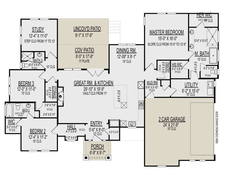 House Plan House Plan #29858 Drawing 1