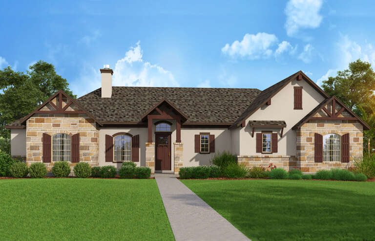 House Plan House Plan #29859 Front Elevation 