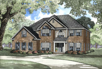 5 Bed, 4 Bath, 2942 Square Foot House Plan - #110-00075