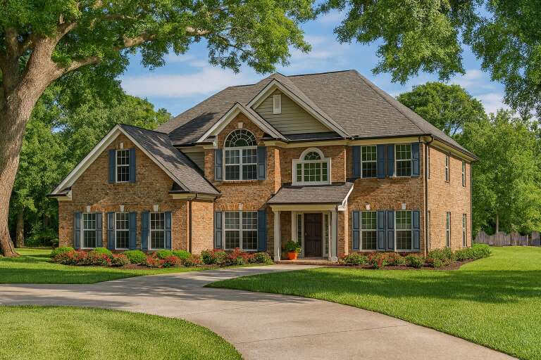 House Plan House Plan #2986 Angled Front Elevation