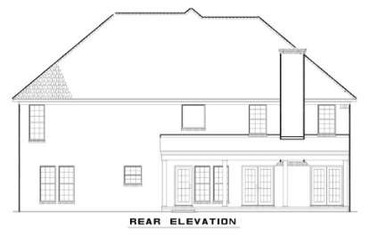 Traditional House Plan #110-00075 Elevation Photo