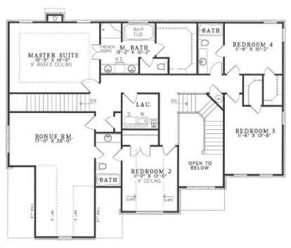Second Floor for House Plan #110-00075