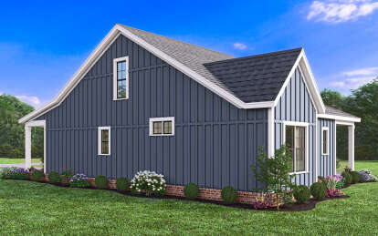 Modern Farmhouse House Plan #009-00378 Elevation Photo