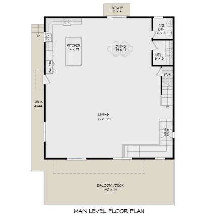 Main Floor  for House Plan #940-00900