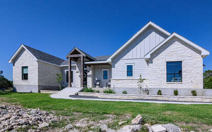 House Plan House Plan #29863 Angled Front Elevation