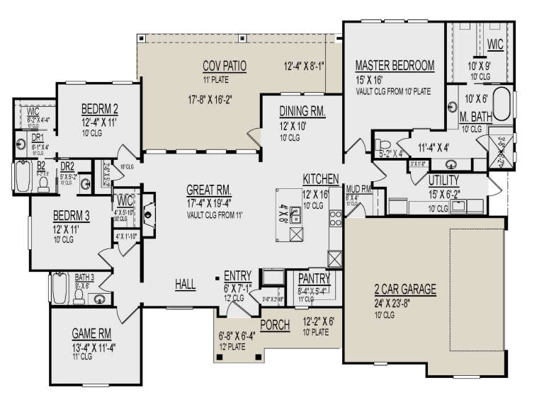 House Plan House Plan #29863 Drawing 1