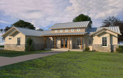 Farmhouse House Plan #9300-00005 Elevation Photo