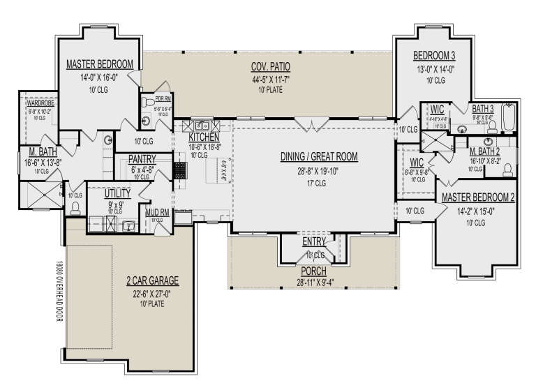 House Plan House Plan #29864 Drawing 1