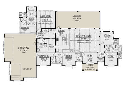 Main Floor  for House Plan #9300-00007
