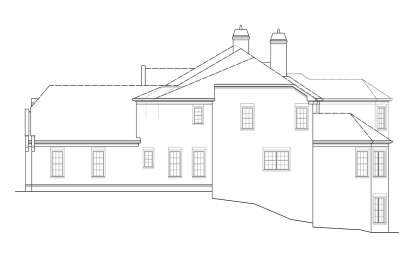 European House Plan #4195-00062 Elevation Photo