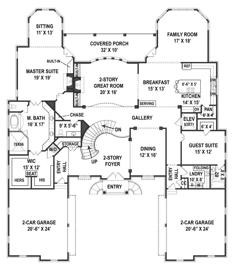 House Plan House Plan #29869 Drawing 1