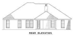 Ranch House Plan #110-00076 Elevation Photo