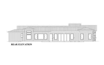 Modern Transitional House Plan #9300-00010 Elevation Photo