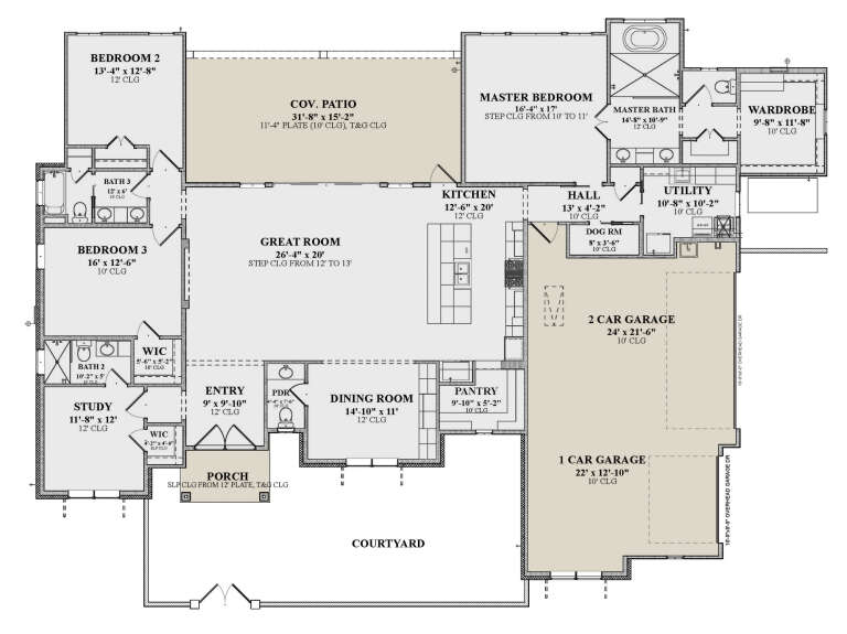 House Plan House Plan #29870 Drawing 1