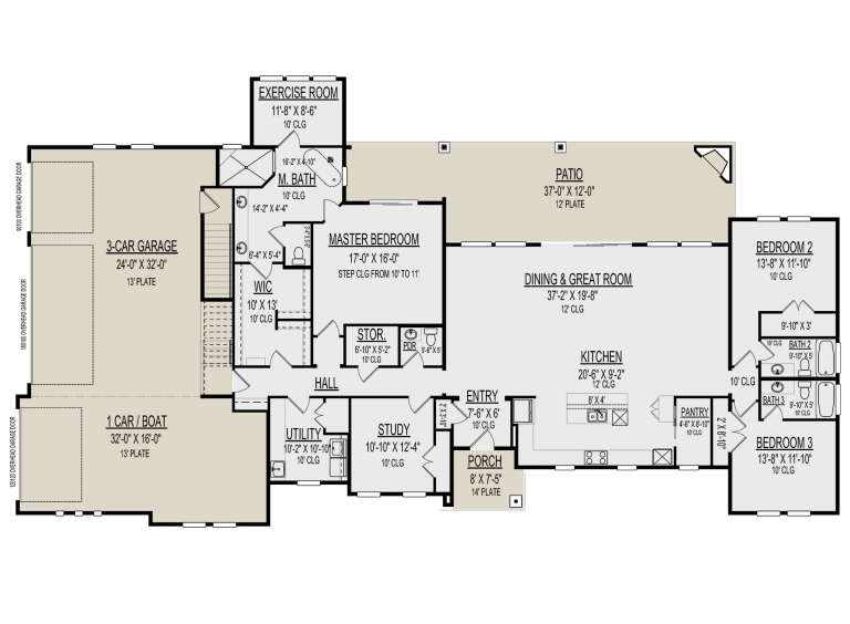 House Plan House Plan #29871 Drawing 1