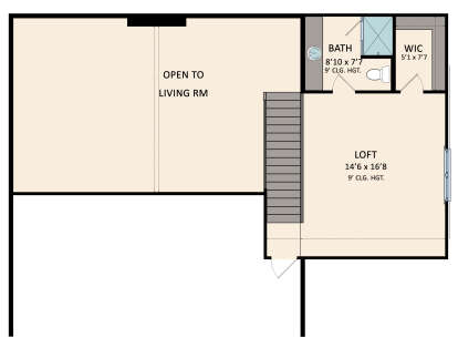 Second Floor for House Plan #5995-00034