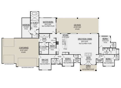 Main Floor  for House Plan #9300-00012