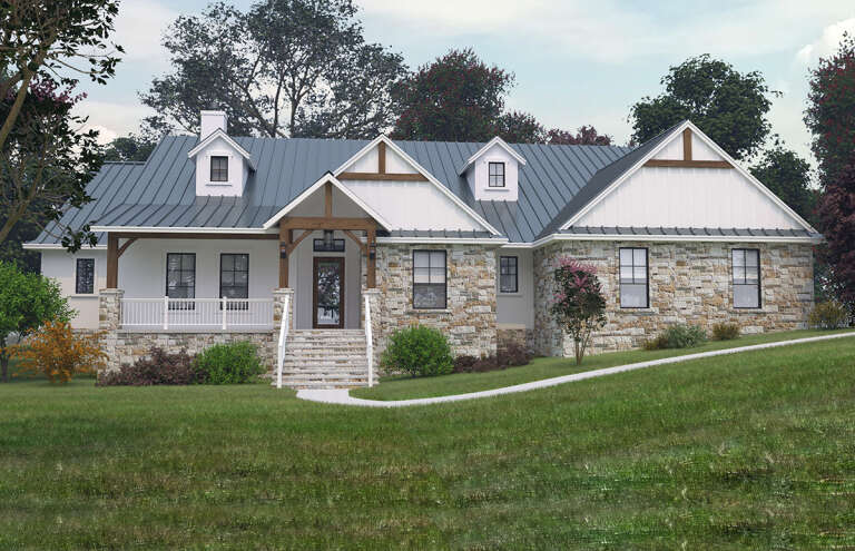House Plan House Plan #29874 Front Elevation 