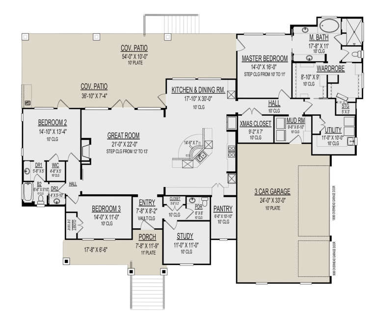 House Plan House Plan #29874 Drawing 1