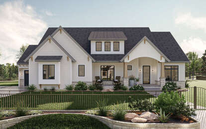 House Plan House Plan #29876 Front Elevation 