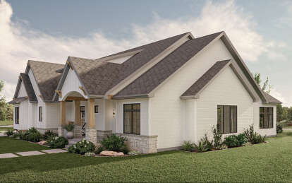 Craftsman House Plan #963-00843 Elevation Photo