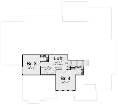 Second Floor for House Plan #963-00843