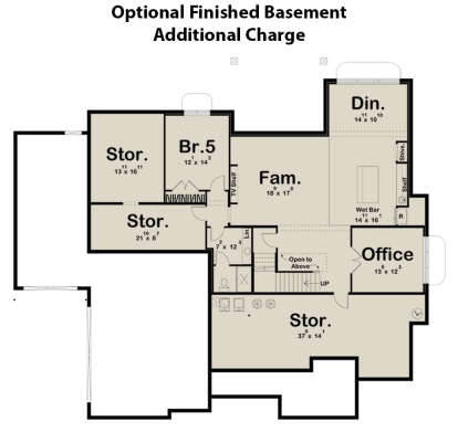 Basement for House Plan #963-00843