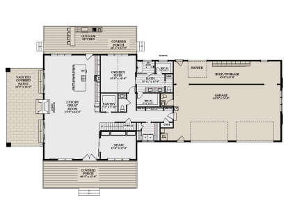 House Plan House Plan #29877 Drawing 1